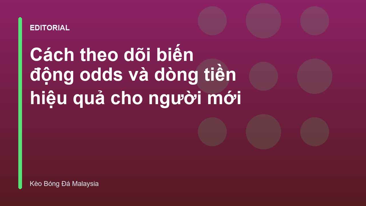 Biểu đồ minh họa biến động odds trong cá cược bóng đá