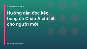 Read more about the article Hướng dẫn đọc kèo bóng đá Châu Á chi tiết cho người mới